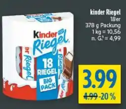 diska Kinder Riegel Angebot