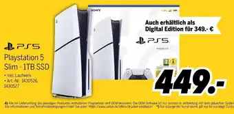 MEDIMAX Playstation 5 Slim - 1TB SSD Angebot