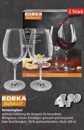 Marktkauf Edeka Zuhause Rotweingläser Angebot