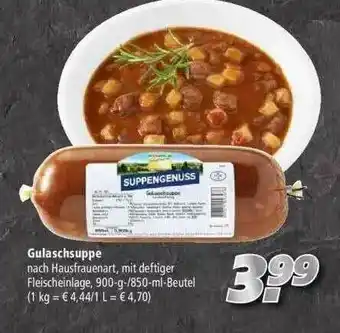 Marktkauf Gulaschsuppe Suppengenuss Angebot