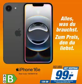 Expert Apple iphone 16e Angebot