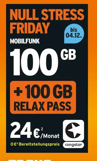 Expert Congstar null stress friday Angebot