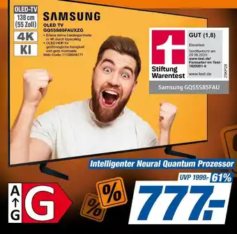 Expert Samsung oled tv gq55s85fauxzg Angebot