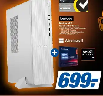 Expert Lenovo desktop-pc ideacentre tower Angebot
