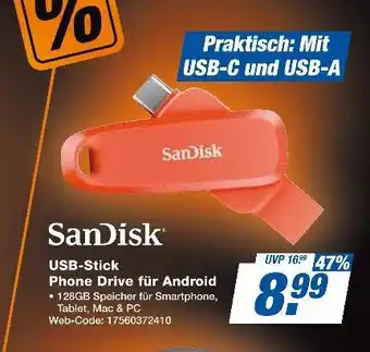 Expert Sandisk usb-stick phone drive für android Angebot