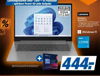 Expert Lenovo notebook ideapad 3i Angebot