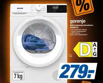 Expert Gorenje wärmepumpentrockner dhne72 Angebot