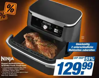 Expert Ninja doppel-heißluftfritteuse af500eu foodi flexdrawer Angebot