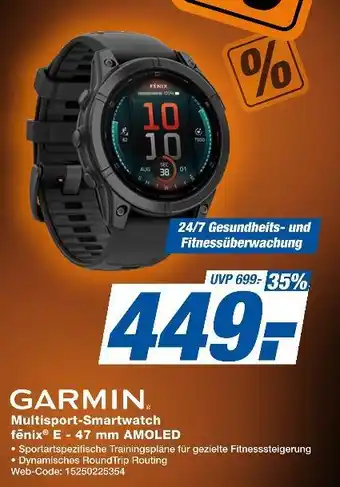 Expert Garmin multisport-smartwatch fenix e Angebot