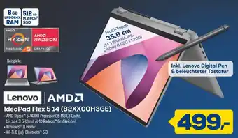 Euronics Lenovo ideapad flex 5 14 (82xx00h3ge) Angebot