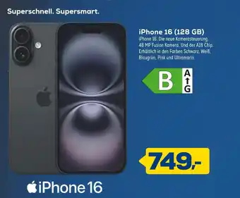 Euronics Apple iphone 16 (128 gb) Angebot