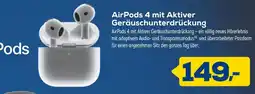 Euronics Apple airpods 4 mit aktiver geräuschunterdrückung Angebot