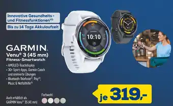 Euronics Garmin venu 3 (45 mm) Angebot