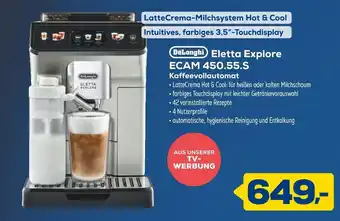 Euronics Delonghi eletta explore ecam 450.55.s kaffeevollautomat Angebot