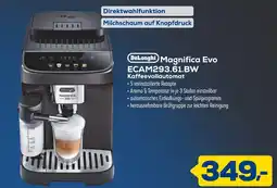 Euronics Delonghi kaffeevollautomat magnifica evo ecam293.61.bw Angebot