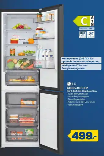 Euronics Lg gbb5j1ccep kühl-gefrier-kombination Angebot