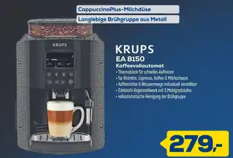 Euronics Krups ea 8150 kaffeevollautomat Angebot