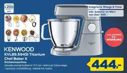 Euronics Kenwood kvl85.594si titanium chef baker x küchenmaschine Angebot