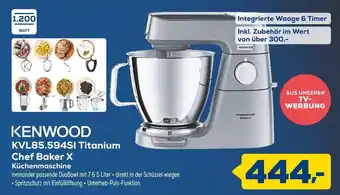 Euronics Kenwood kvl85.594si titanium chef baker x küchenmaschine Angebot