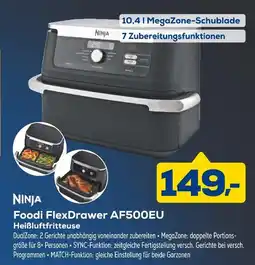 Euronics Ninja foodi flexdrawer af500eu heißluftfritteuse Angebot