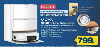 Euronics Mova z60 ultra roller standalone saug- & wischroboter mit basisstation Angebot