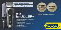 Euronics Braun series 9 pro+ 9575cc nass-/trockenrasierer Angebot