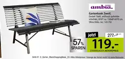 Zurbrüggen Ambia garden gartenbank zwetl Angebot