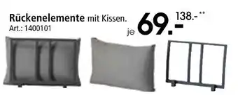 Zurbrüggen Rückenelemente mit kissen Angebot