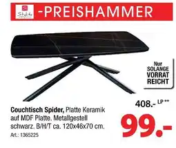 Zurbrüggen Stylife couchtisch spider Angebot