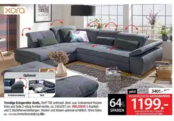 Zurbrüggen Xora trendige eckgarnitur avolo Angebot