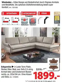 Zurbrüggen Wiesbaden eckgarnitur Angebot