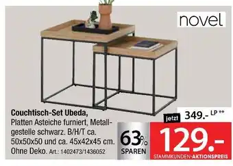 Zurbrüggen Novel couchtisch-set ubeda Angebot