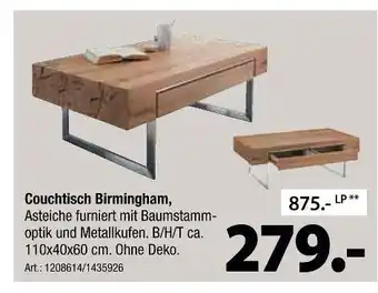 Zurbrüggen Couchtisch birmingham Angebot