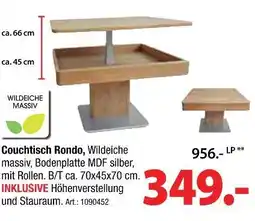 Zurbrüggen Couchtisch rondo Angebot
