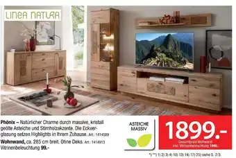 Zurbrüggen Linea natura phönix wohnwand Angebot