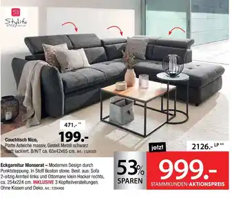Zurbrüggen Stylife couchtisch nico Angebot