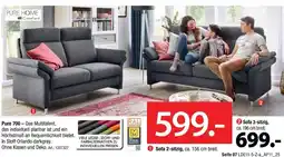 Zurbrüggen Pure home comfort sofa 2-sitzig Angebot