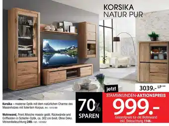 Zurbrüggen Korsika wohnwand Angebot