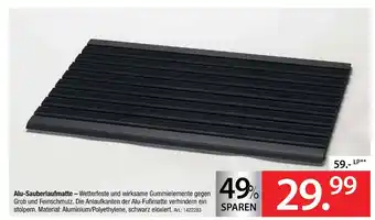 Zurbrüggen Alu-sauberlaufmatte Angebot