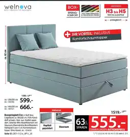 Zurbrüggen Welnova boxspringbett eve Angebot