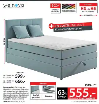 Zurbrüggen Welnova boxspringbett eve Angebot