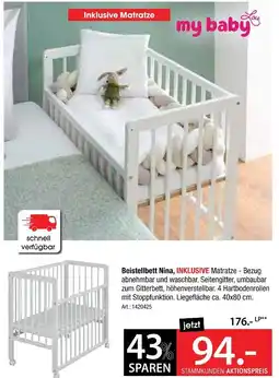Zurbrüggen My baby lou beistellbett nina Angebot