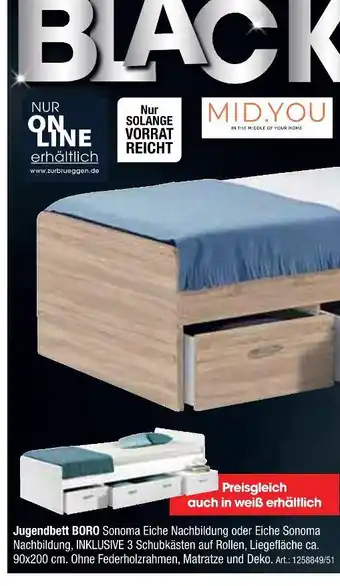 Zurbrüggen Mid.you jugendbett boro Angebot