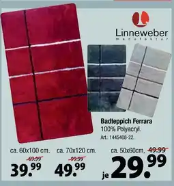 Zurbrüggen Linneweber badteppich ferrara Angebot
