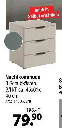 Zurbrüggen Nachtkommode Angebot