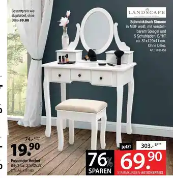 Zurbrüggen Landscape schminktisch simone Angebot