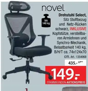 Zurbrüggen Novel drehstuhl select Angebot