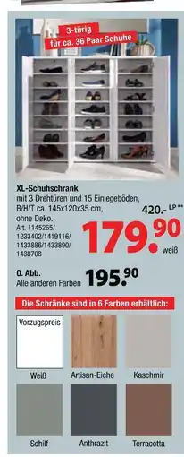 Zurbrüggen Xl-schuhschrank Angebot