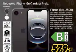 MEDIMAX Apple iphone 16e (128gb) Angebot
