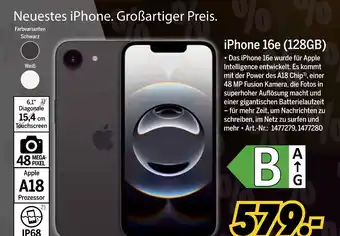 MEDIMAX Apple iphone 16e (128gb) Angebot